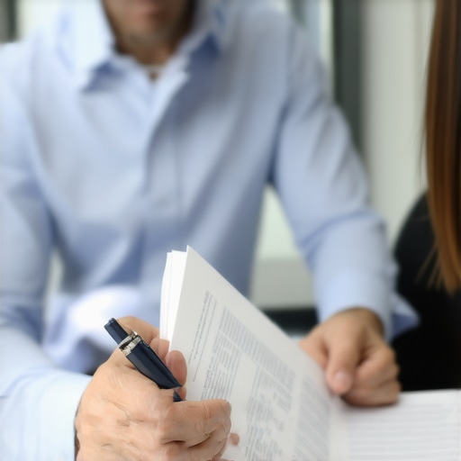 Accountant and small business owner discussing tax strategies in office