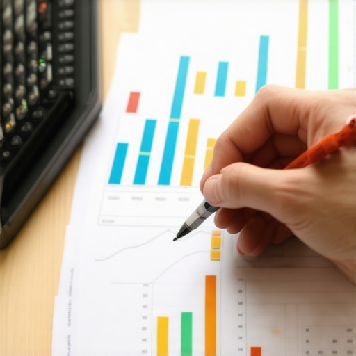 Professional reviewing complex tax documents and charts for 2024 optimization