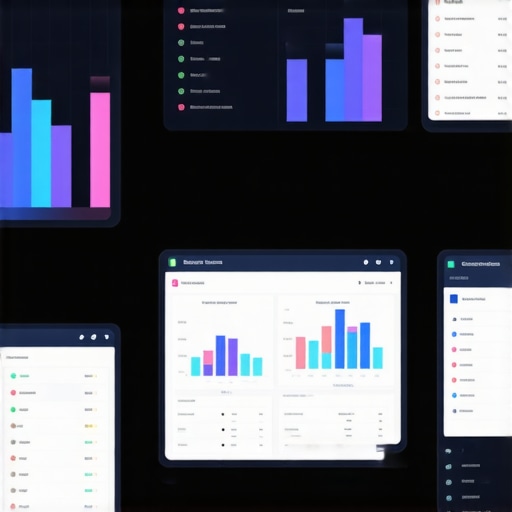 Futuristic financial dashboard displaying analytics and tax strategies
