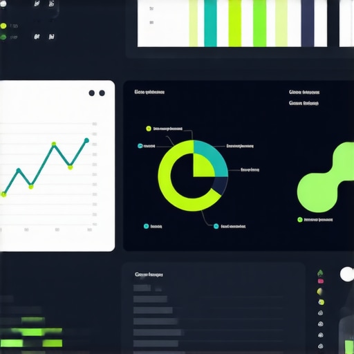Real-Time Financial Analytics Dashboard Financial dashboard displaying real-time data analytics and predictive graphs for small business