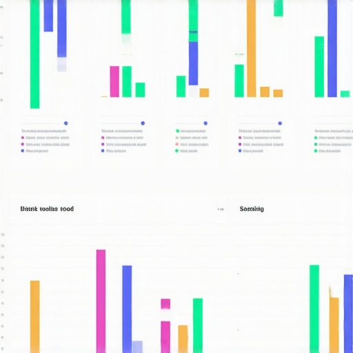 Futuristic bookkeeping interface with AI analytics and live data