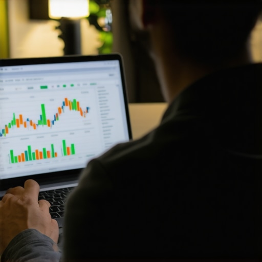 Small business owner working on digital tax software