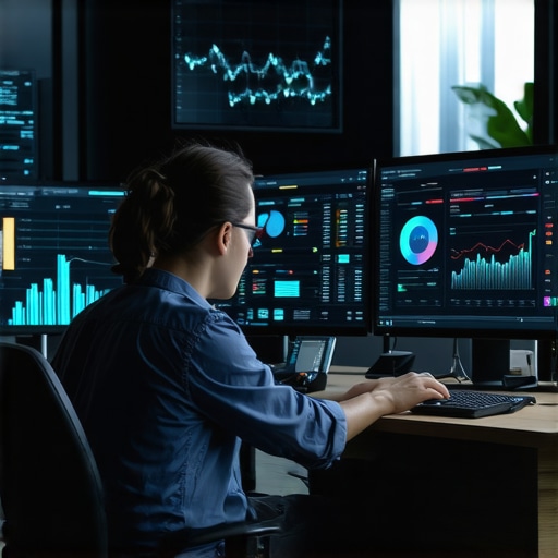 Business owner reviewing data analytics dashboard for niche tax strategies in 2024