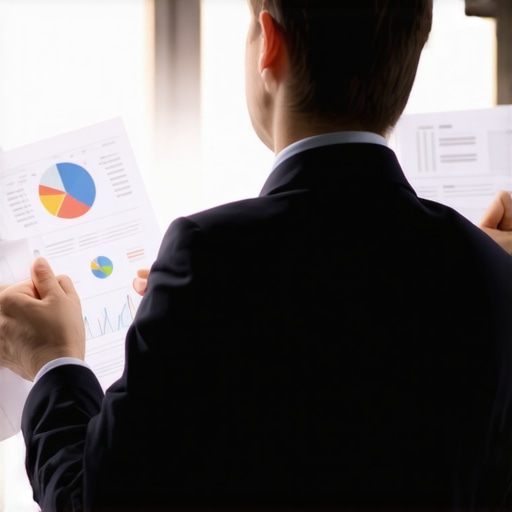 A professional CPA discussing sophisticated tax strategies with a client using detailed financial documents